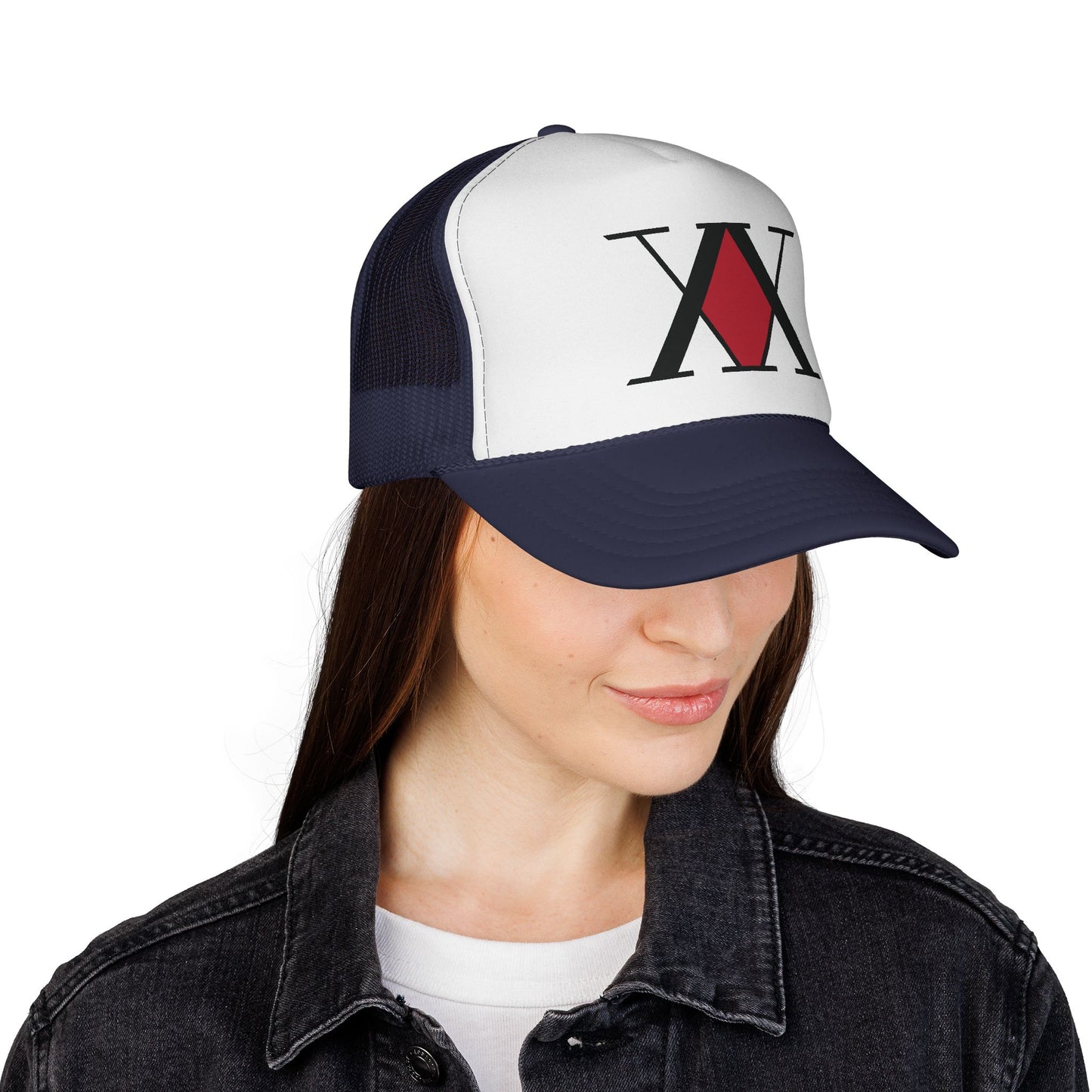 Stylish Trucker Cap with Bold Design, Fashion Accessory, Outdoor Gear, Perfect for Festivals, Casual Outings, Gift Idea
